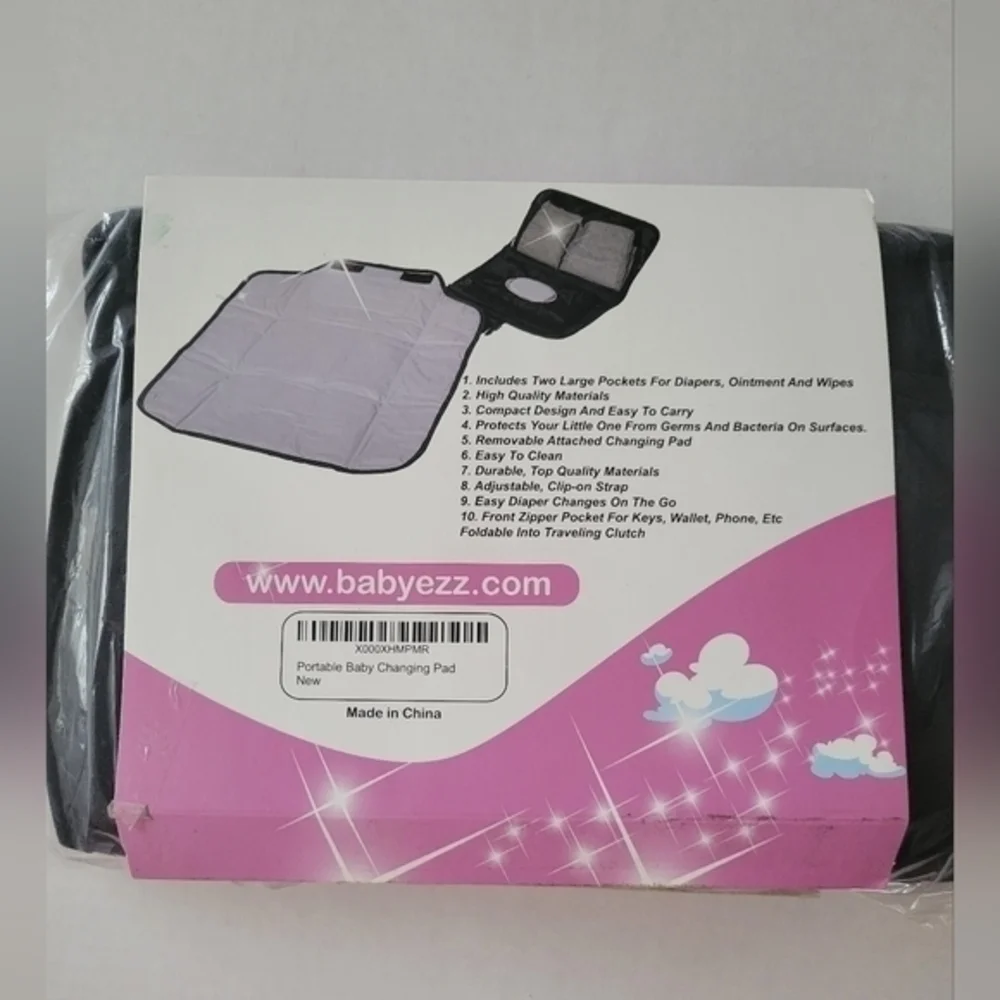 Babyezz Portable Diaper Changing Pad‎ New